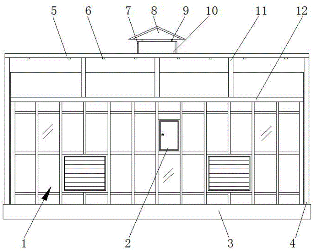 一种智能玻璃温室大棚的制作方法