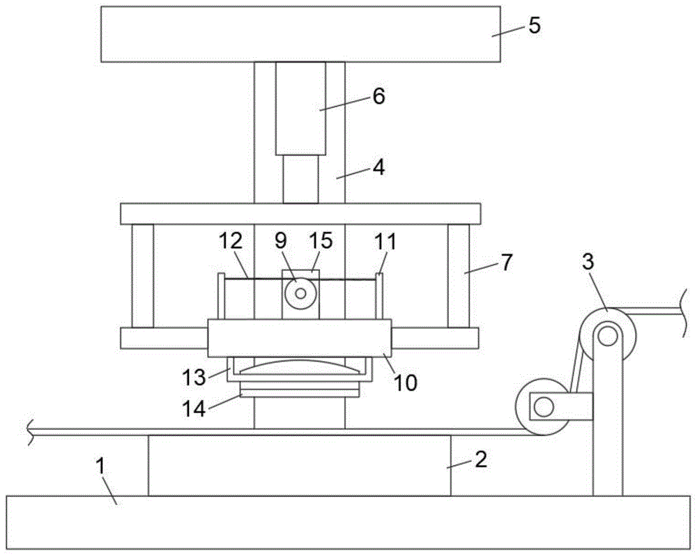 一种建筑工程土工布沉压装置的制作方法