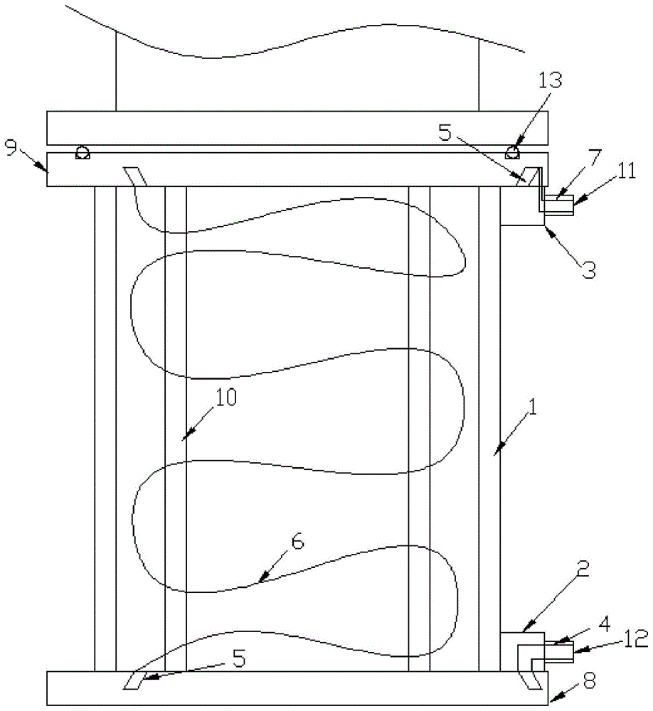 单晶炉循环水路结构的制作方法