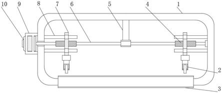 一种纸箱加工用薄刀分切压线机的压线装置的制作方法
