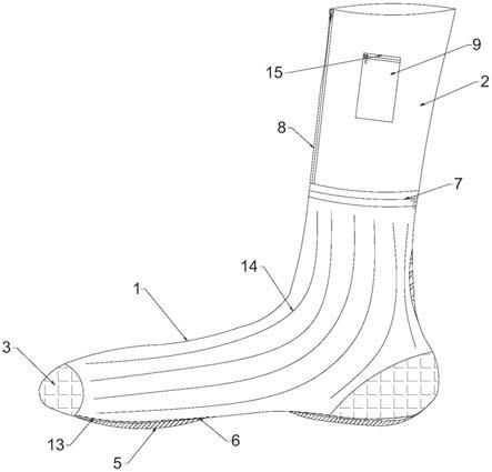 一种生物基锦纶运动袜的制作方法