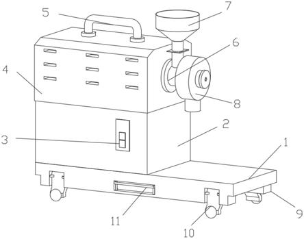 一种便于移动的磨粉机的制作方法