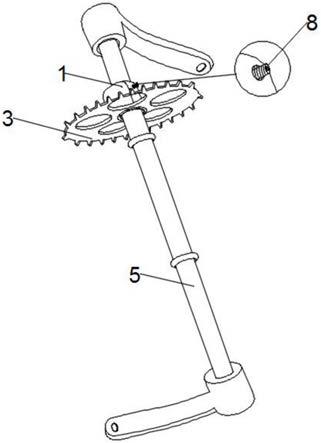电动自行车分体牙盘的拐头的制作方法