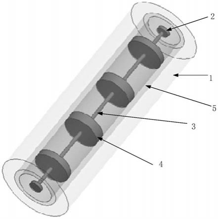一种小型化糖葫芦同轴低通滤波器和连接器的共型结构的制作方法