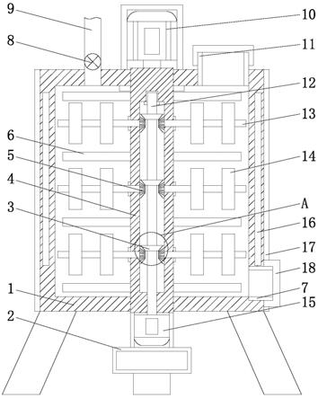 一种纺织用纺织浆料搅拌罐的制作方法