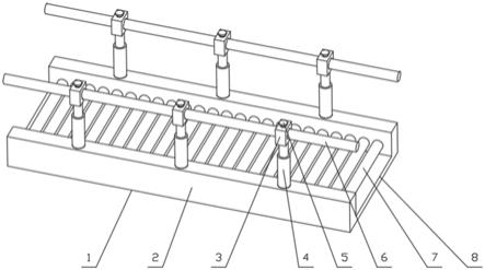 一种具有扶手的塑棍平衡步道的制作方法