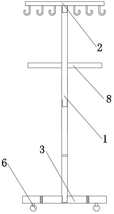 一种新型便携式急救医用输液架的制作方法