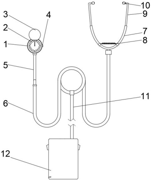 一种心血管内科听诊器的制作方法