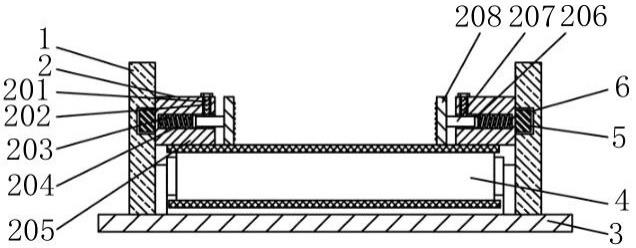 一种输送机使用的挡板结构的制作方法