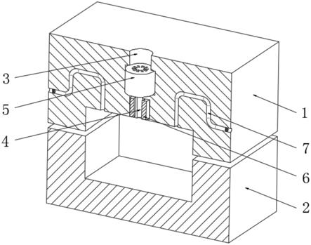 一种轨矩块生产用具有流道防堵式模具结构的制作方法