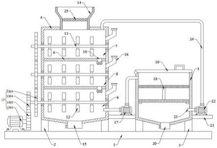 一种新型重金属离子交换工业废水处理设备的制作方法