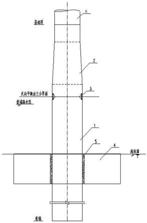 采用反向平衡法兰结构连接的海上风电桩桶复合基础结构的制作方法