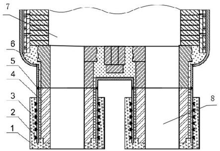 一种焊接式RH炉真空下部槽插入管的制作方法