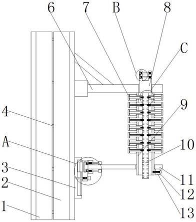 一种格构式钢柱坠砣限制架的制作方法