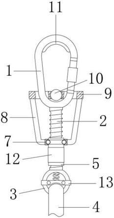 一种用于房建高空施工的安全悬挂结构的制作方法