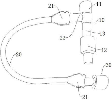 T型输液连接管