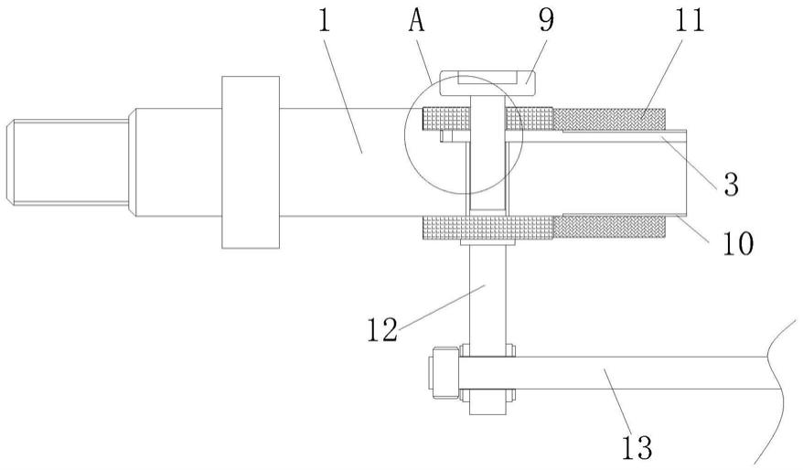 一种ES风门摆臂与轴锁紧结构的制作方法