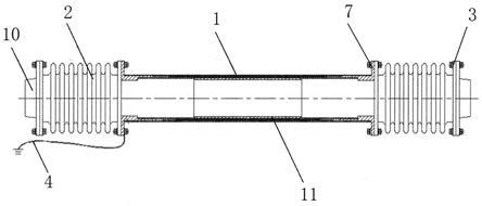 一种可伸缩的电容型绝缘管母线预制式中间接头的制作方法