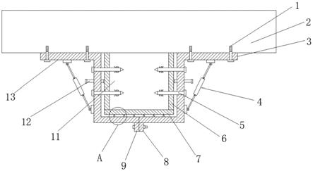 一种土建工程框架梁加固装置的制作方法