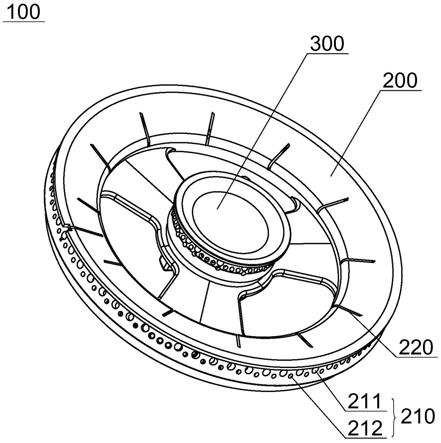 火盖组件、燃烧器和灶具的制作方法