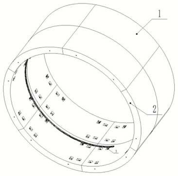 盾构管廊外置槽道固定系统的制作方法