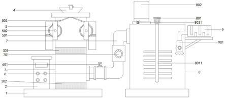 一种炼钢厂淬火废水处理装置的制作方法