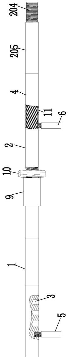 一种深井水泵电机压紧螺母拆卸工具的制作方法
