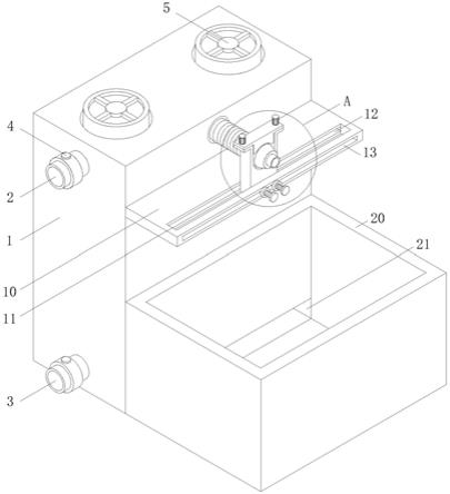 一种可调节的电子元件用高速冲压模具散热装置的制作方法