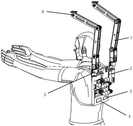 辅助头顶作业的穿戴式外肢体机器人的制作方法
