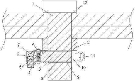 一种用于电力建设的防脱落销紧固装置的制作方法