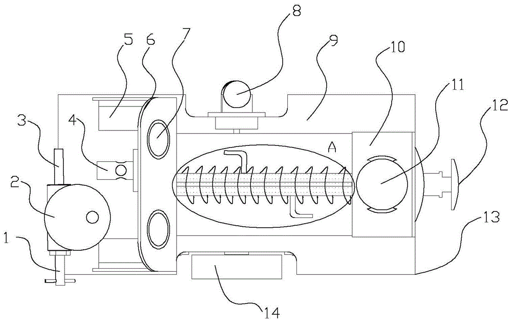 一种饲料制粒蒸汽冷却管路连接装置