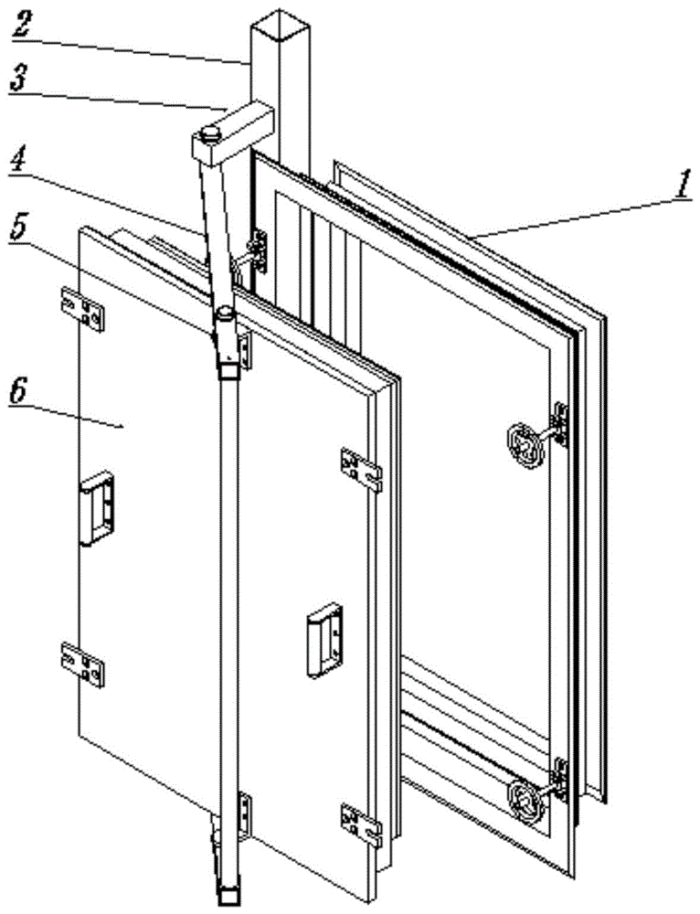 一种用于涂装线生产的加热室多层检修门的制作方法
