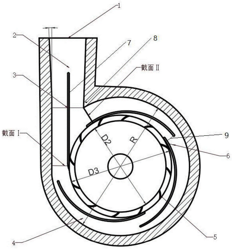 一种大型工程泵蜗壳的设计方法及其蜗壳