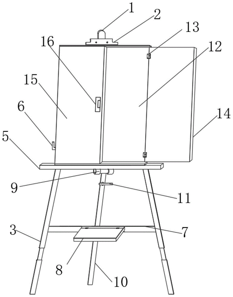 一种美术教学用素描和临摹板的制作方法