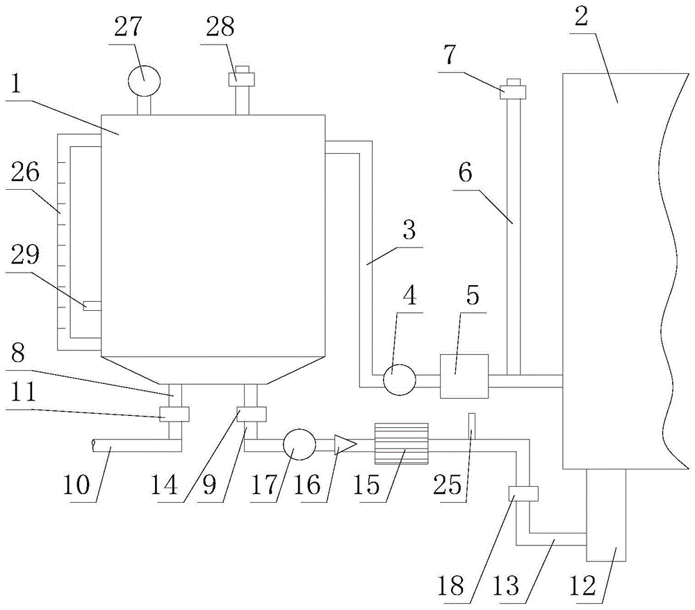 一种包装水热能回收再利用装置的制作方法