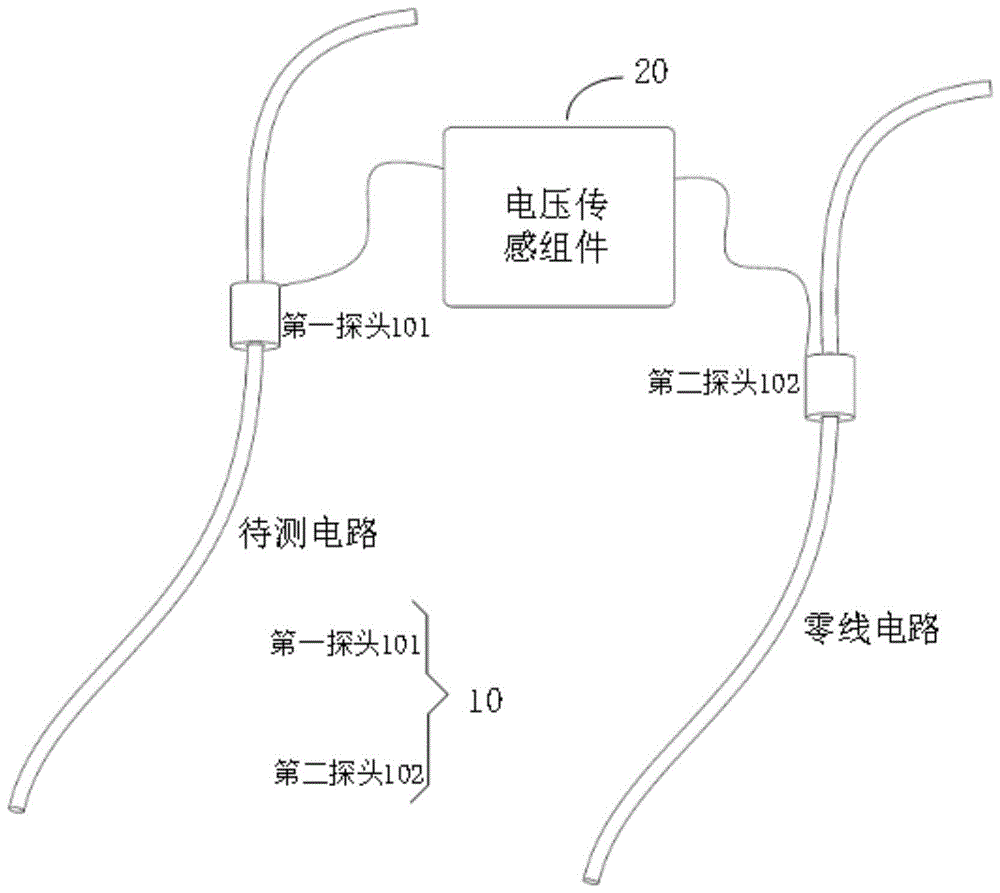 非接触电压测量方法、装置、计算机设备和存储介质与流程