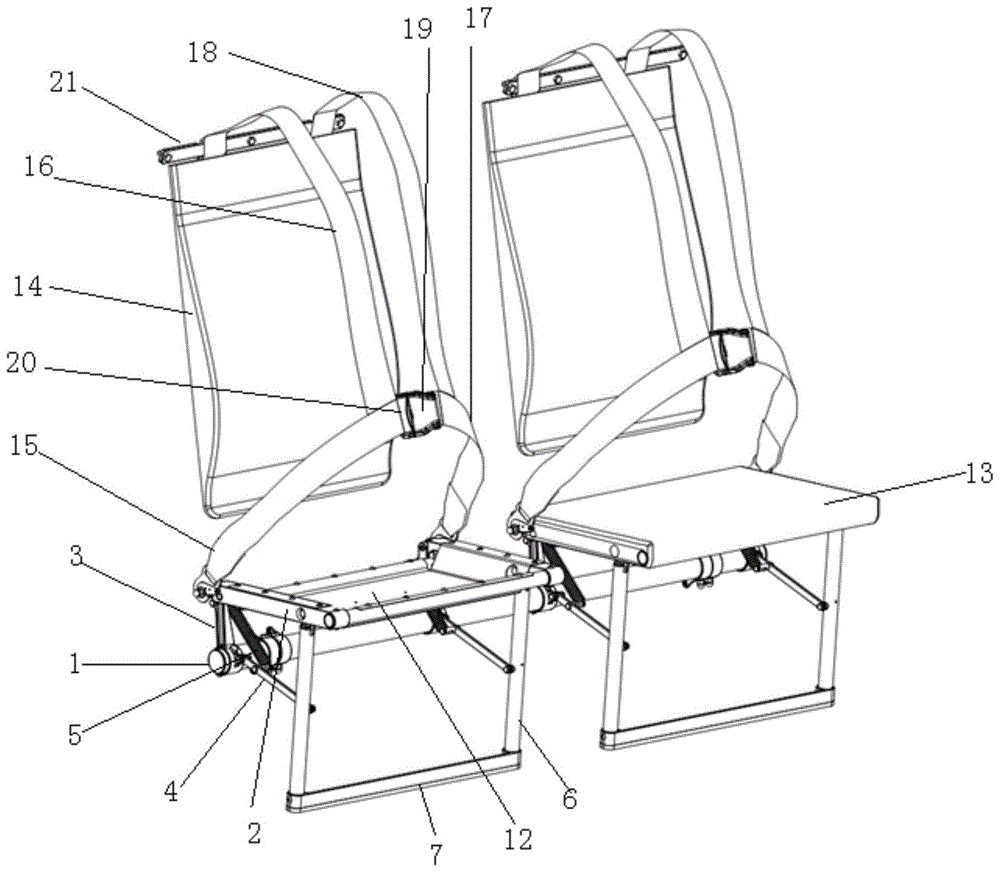 一种新型自动收折座椅系统的制作方法