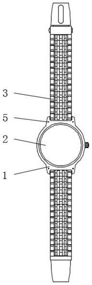 一种便于更换表带的手表的制作方法