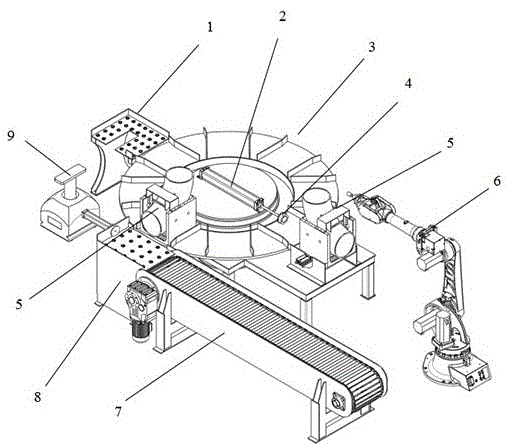 一种自动高效坡口机器人打磨机的制作方法