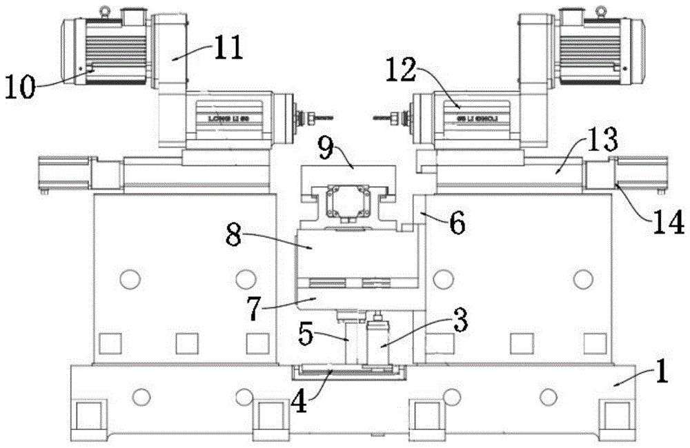 一种数控升降台双面铣床的升降结构的制作方法