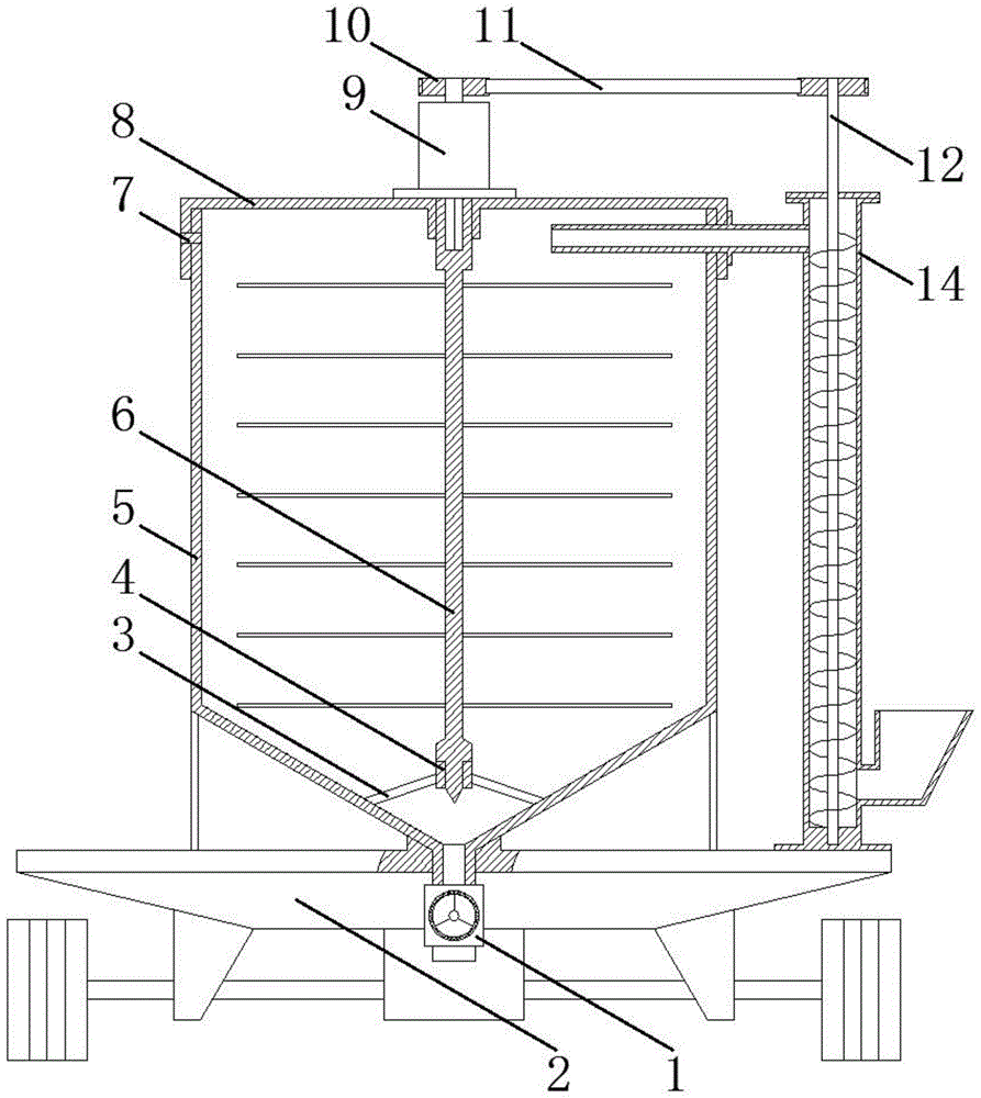 一种建筑建设用便于上料的混凝土搅拌车的制作方法