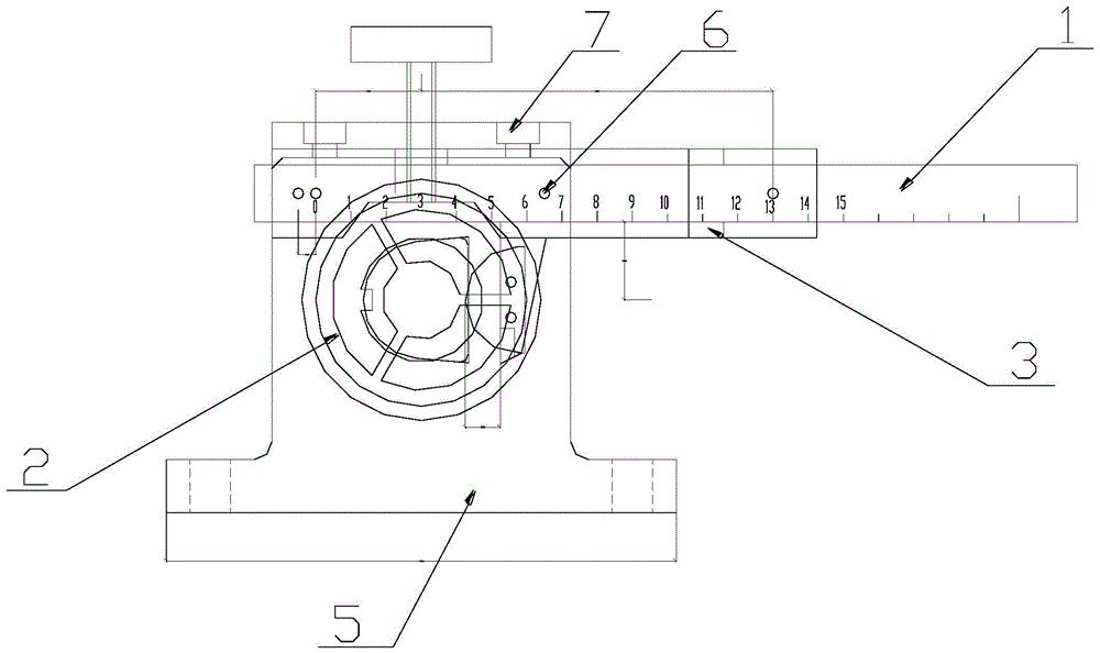 用于测量圆弧偏心螺栓轴径的检具的制作方法