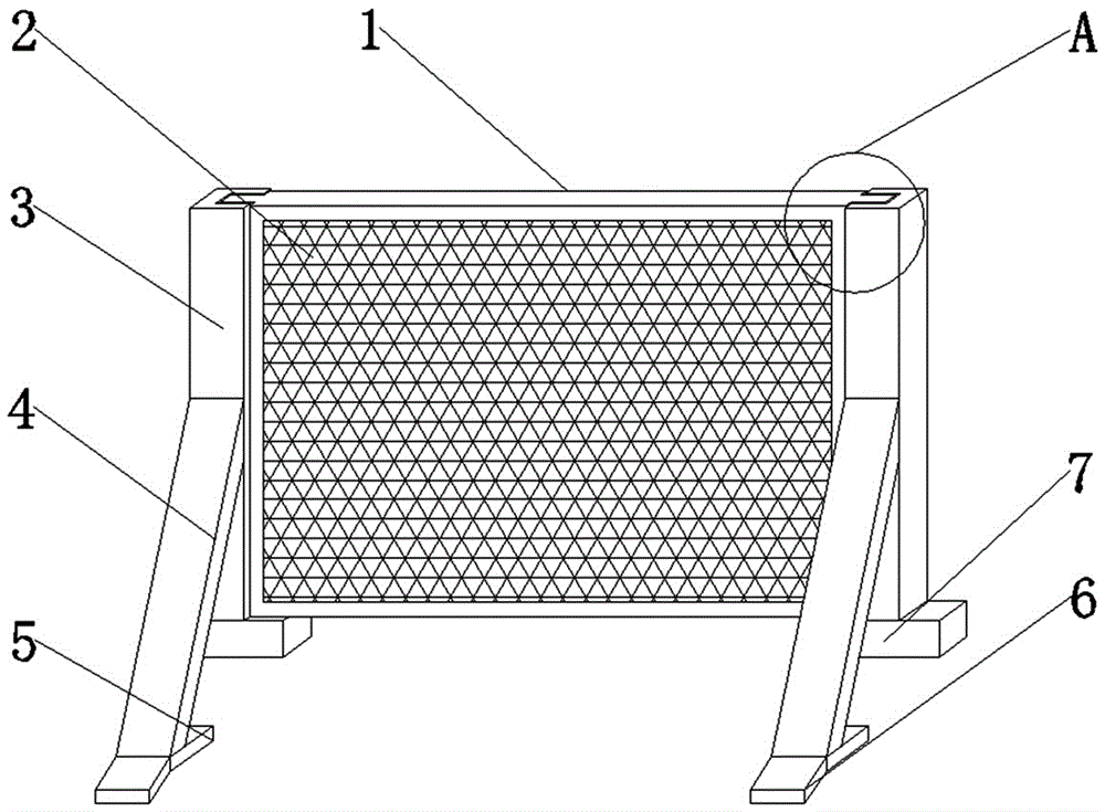 一种新型房建施工用安全防护网的制作方法