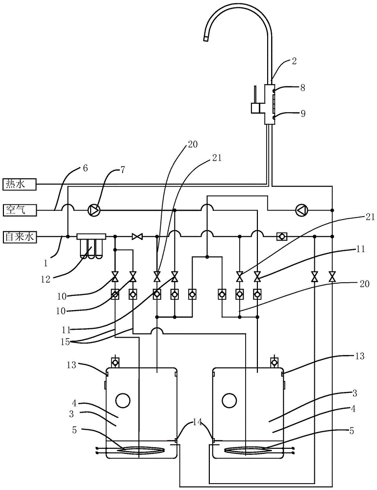 一种安全性高的开水供应装置的制作方法