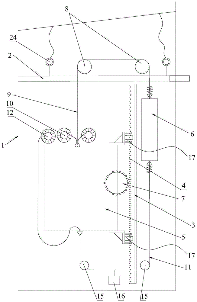 一种直驱式升降机的制作方法