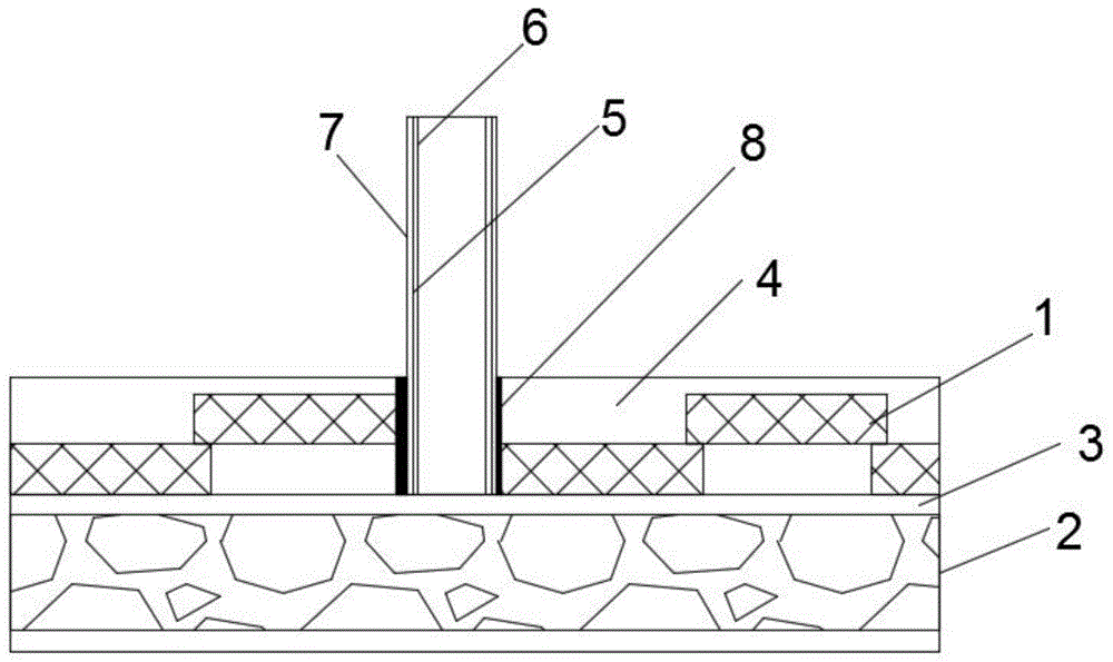 一种屋顶防水层结构及其施工方法与流程