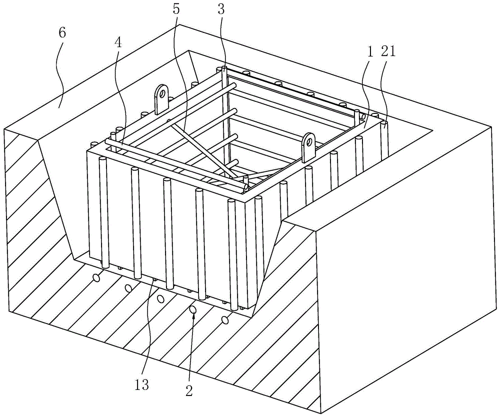 集水坑支护模板的制作方法