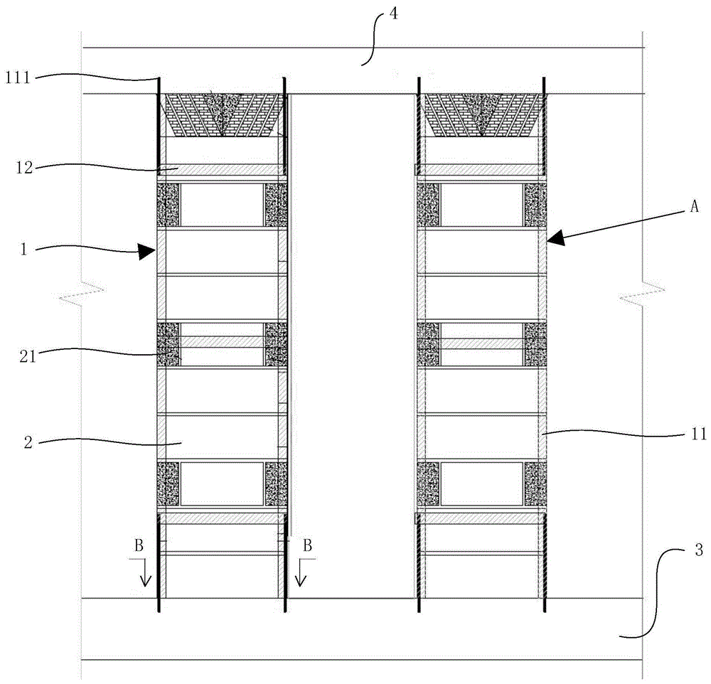 免构造柱的砌体填充墙及其施工方法与流程