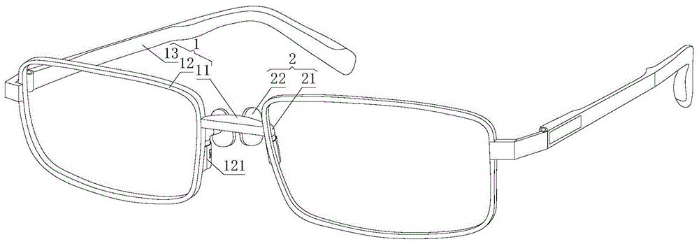一种具有可拆卸式鼻托的眼镜的制作方法