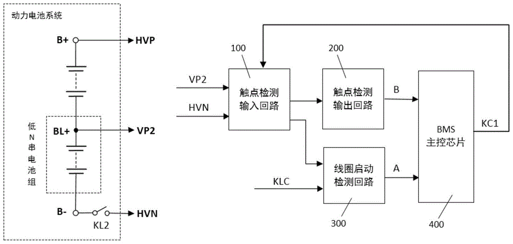 一种低边接触器的粘连故障检测电路的制作方法